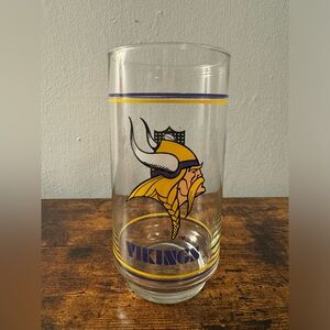 Vintage NFL Minnesota Vikings Glass
